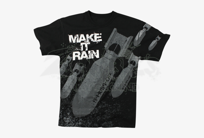 Vintage Make It Rain T-shirt - Make It Rain T Shirt, transparent png download