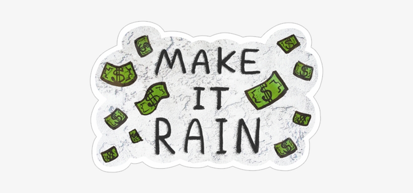 Make It Rain - Illustration, transparent png download
