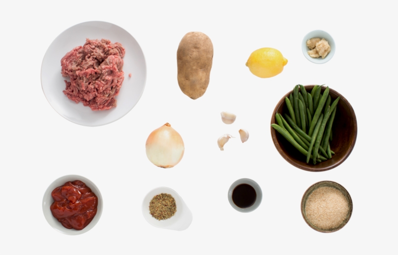 Beef Meatloaf & Roasted Potatoes With Lemon-horseradish - Beef, transparent png download