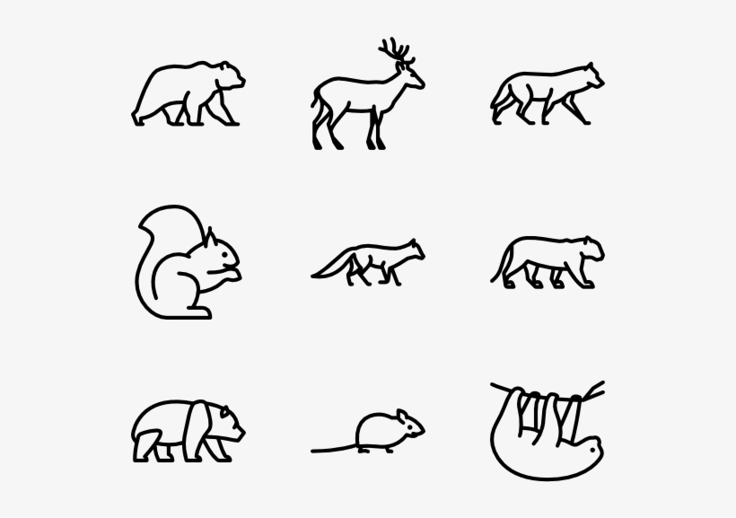 Forest Animals - Trägheits-laufendes Team Mauspad, transparent png download