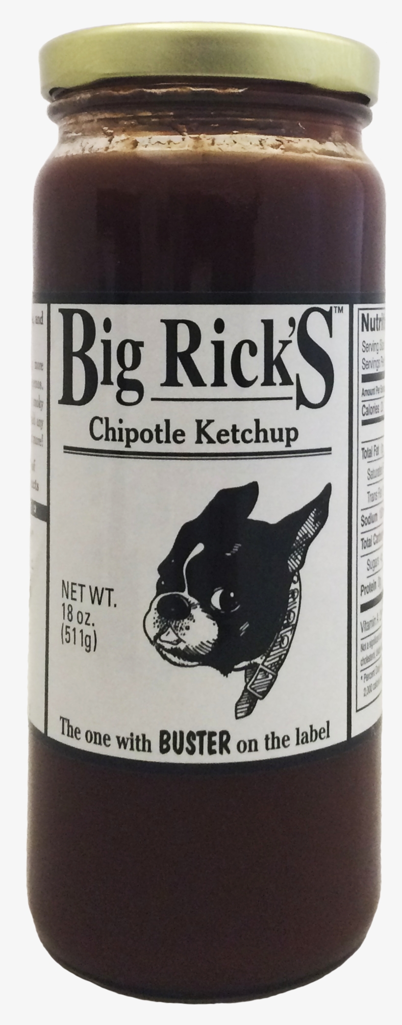 Big Rick's Chipotle Ketchup Has A Smoky, Zingy Flavor - Big Rick's Chipotle Ketchup, transparent png download