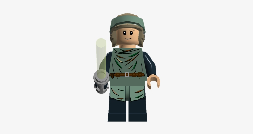 Lddendorluke - Lego Luke Skywalker Endor, transparent png download