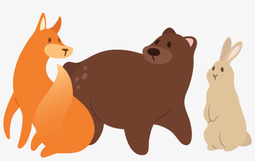 Forest Animal- Children's Fabric Design - Forest, transparent png download