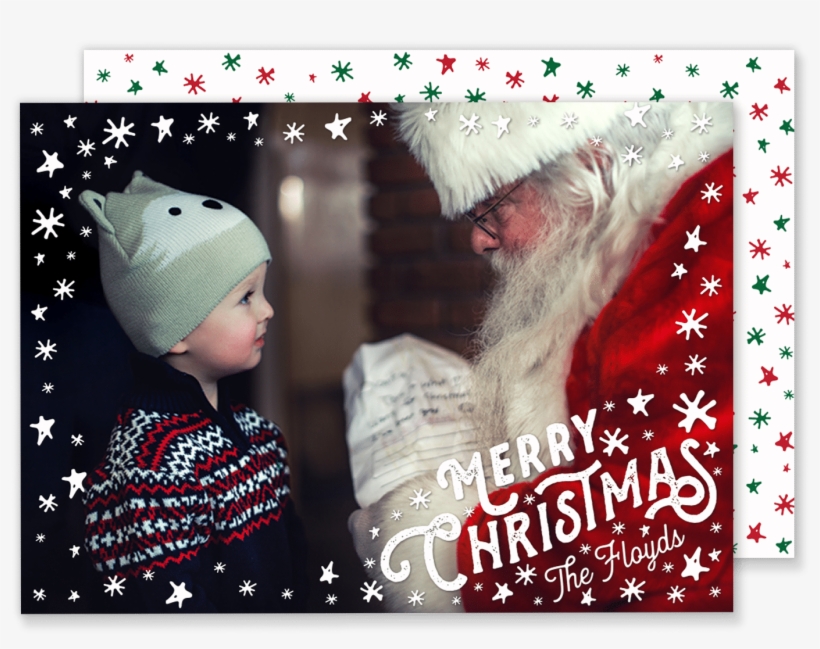 Snowy Corners Christmas Card - Cookies For Santa Letterhead Laser & Inkjet Printer, transparent png download