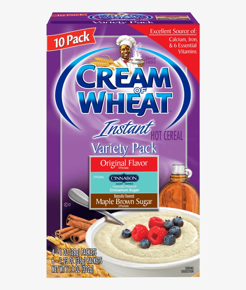 Variety Pack - Instant Cinnabon Cream Of Wheat, transparent png download