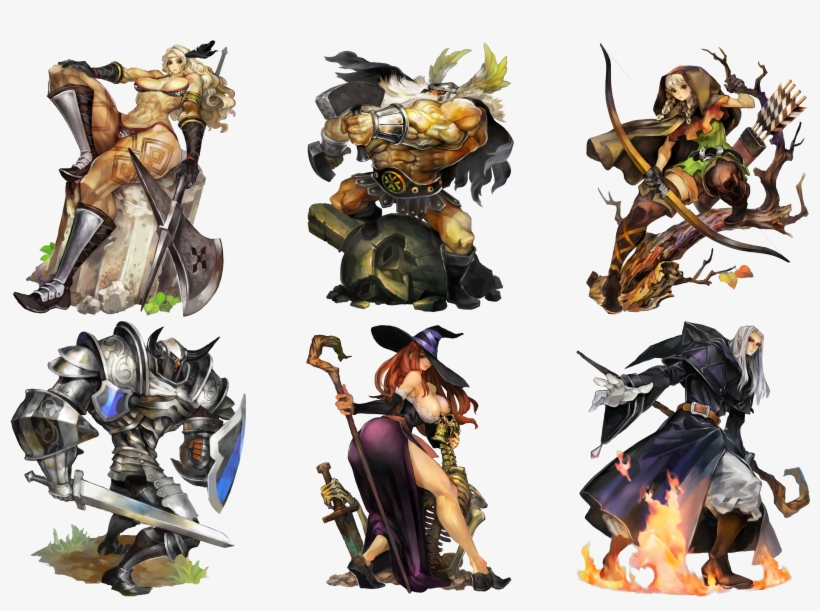 Click For Full Sized Image Character Portraits - Dragons Crown Game, transparent png download