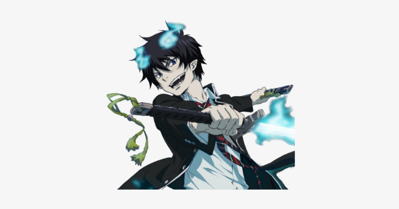 Description - Blue Exorcist Rin Png, transparent png download