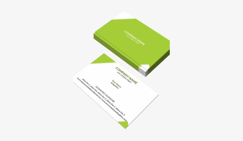 Profeesional Horizontal Business Card - Business Card, transparent png download