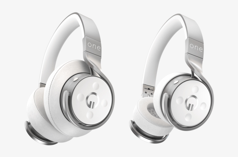 Musik One Headphones - Muzik One Wireless Over-ear Headphones - White, transparent png download