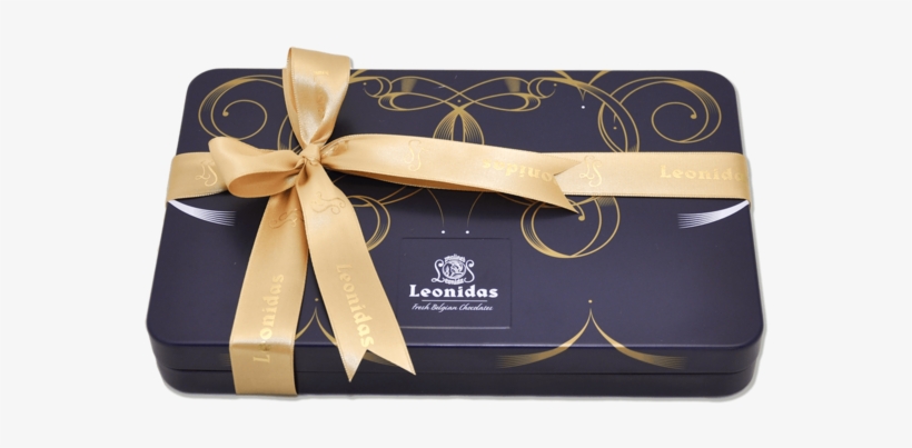 Leonidas Blue Tin Assortment - Leonidas Chocolate Blue Box, transparent png download
