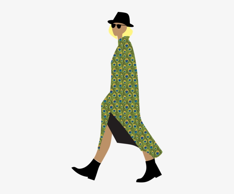 Person Walking 02 - Drawing, transparent png download