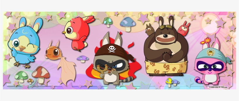 Small Cartoon People, Big Hearts - Cute Pirate Funny Cartoon Character Slingshot Bag, transparent png download
