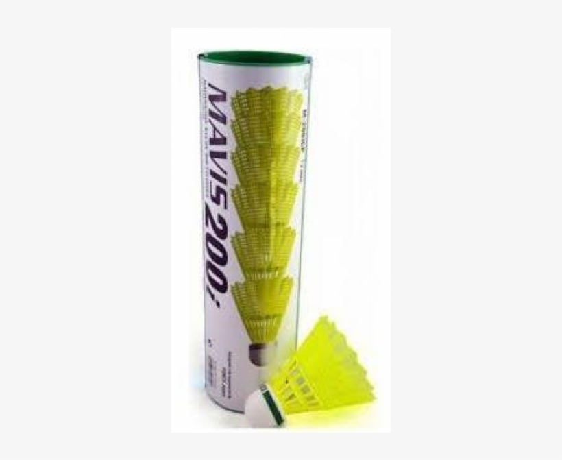 Sale Yonex Mavis 200i Nylon Shuttle Cock, Pack Of 6 - Yonex Mavis 600 Green Yellow, transparent png download