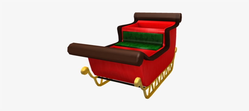 Santa's Sleigh - Roblox Santa Sleigh, transparent png download
