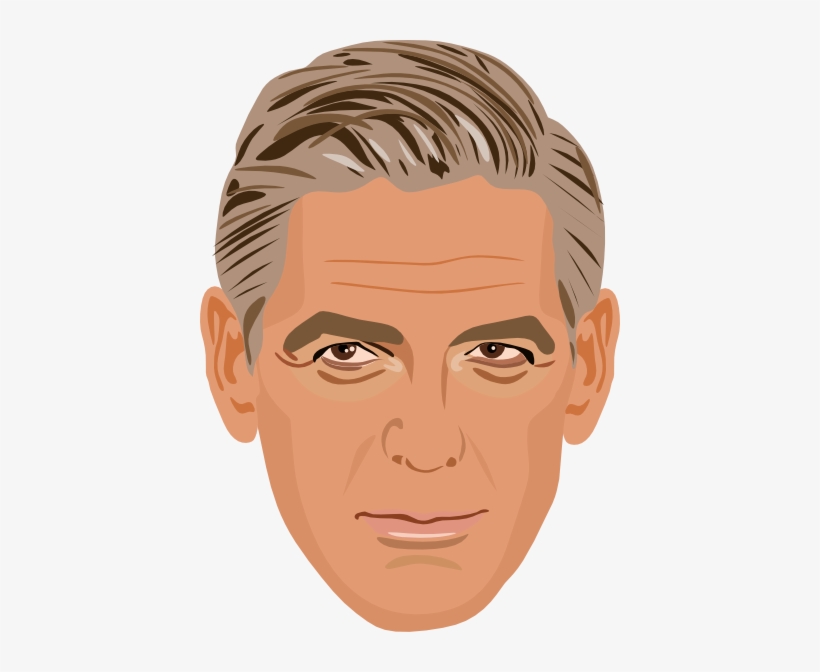 George Clooney Clip Art - George Clooney Clipart, transparent png download