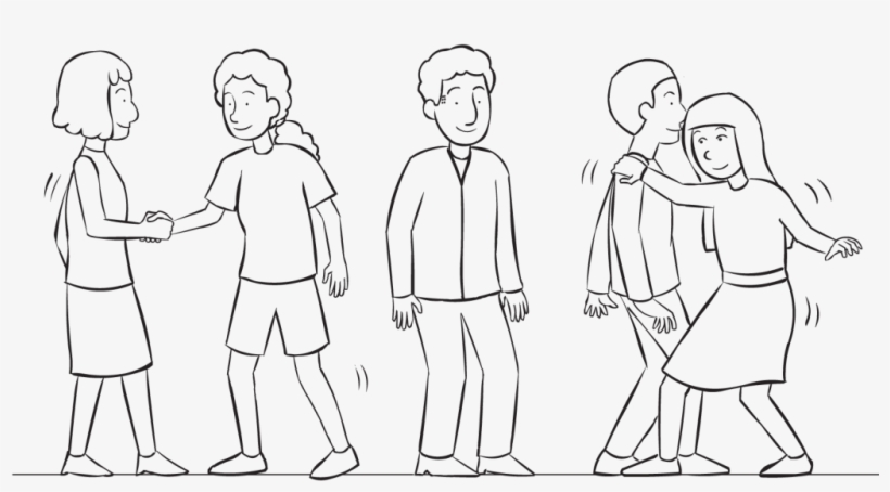 Tp Shuffle On A Rope - Line Art, transparent png download