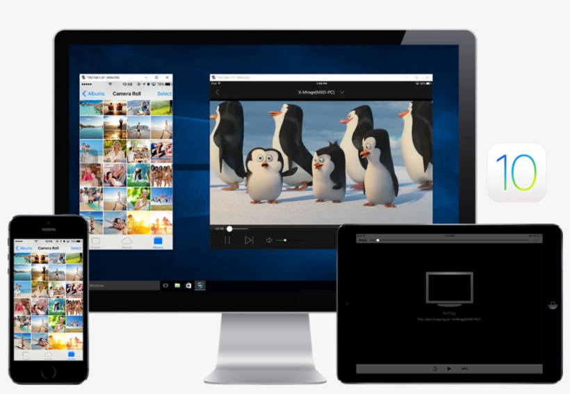 Apple's Airplay Allows You To Stream Content From Your - Mirage Mirror, transparent png download