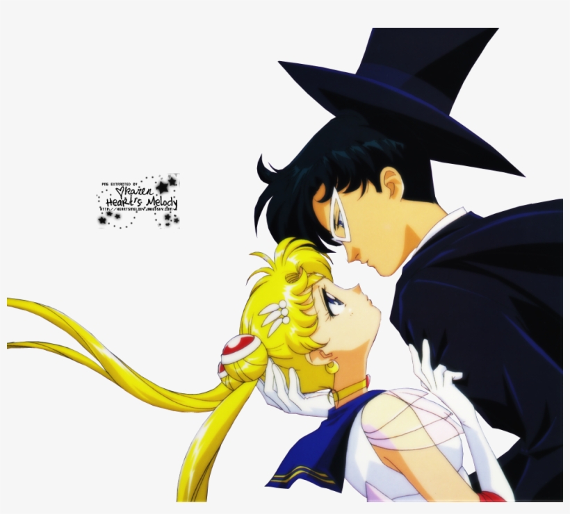 Download - Sailor Moon And Tuxedo Mask Transparent, transparent png download