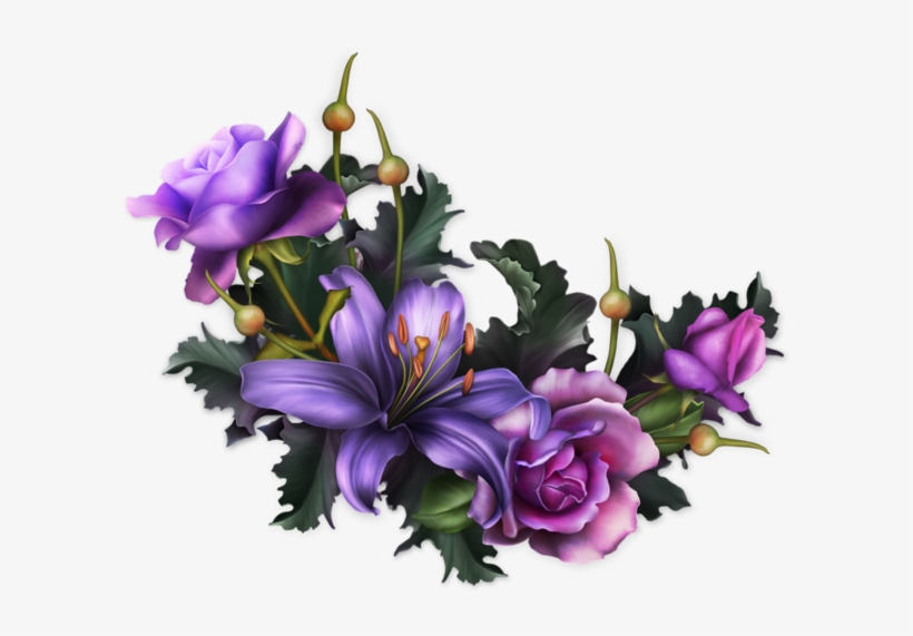 Roses,pink,roze,rosa, - Goth Lavender Background, transparent png download