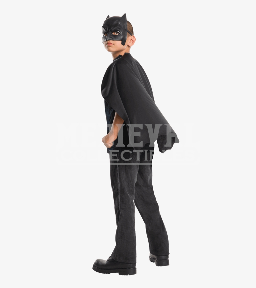 Kids Batman Cape And Mask Set - Batman Cape With Mask For Children - Costumes Fancy, transparent png download
