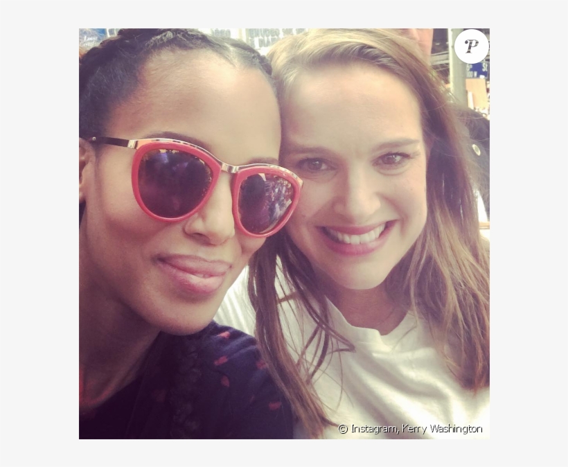 Kerry Washington Et Natalie Portman Lors De La Manifestation - Natalie Portman, transparent png download