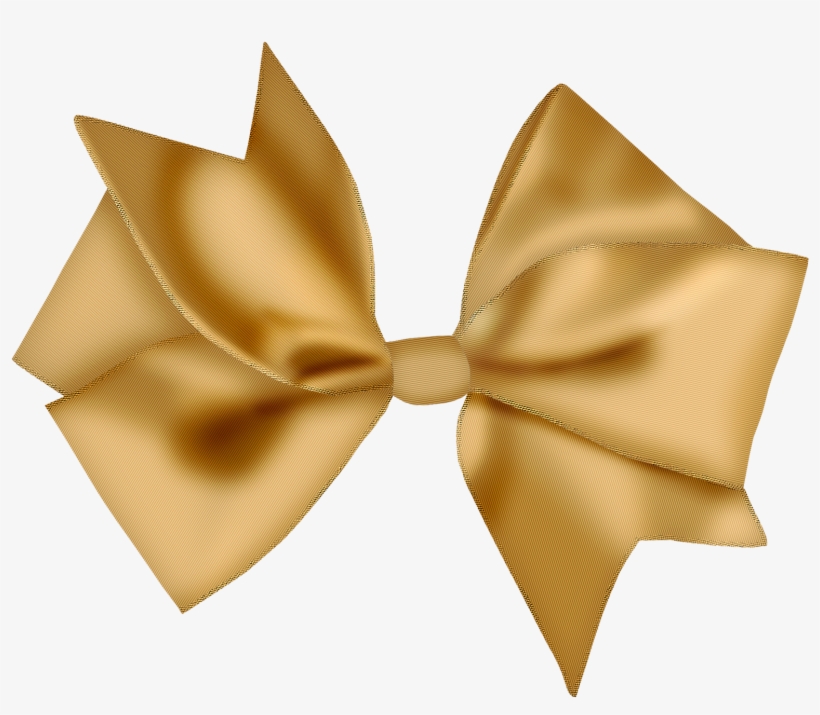 Lazos De Colores Png - Moño Dorado Navidad Png, transparent png download