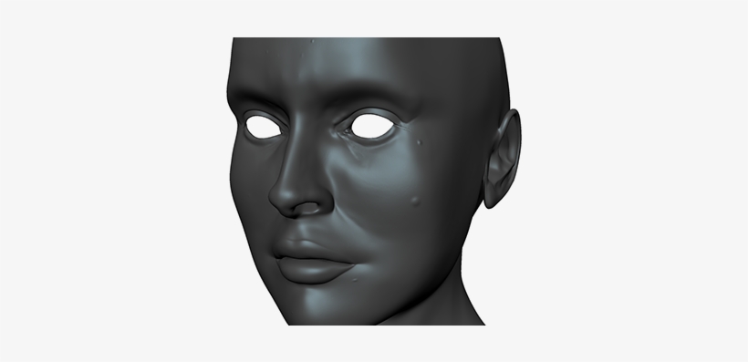 Natalie Portman 3d Model - Mask, transparent png download