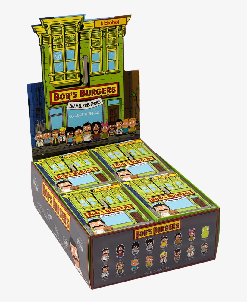 Blind Box Enamel Pin - Bob's Burgers - Kidrobot Mini Figure, transparent png download
