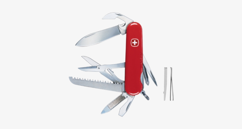 Wenger-16933 Handyman Swiss Army & Multi Tool Knife - Wenger Swiss Army Handyman 15-tool Pocket Knife (swiss, transparent png download