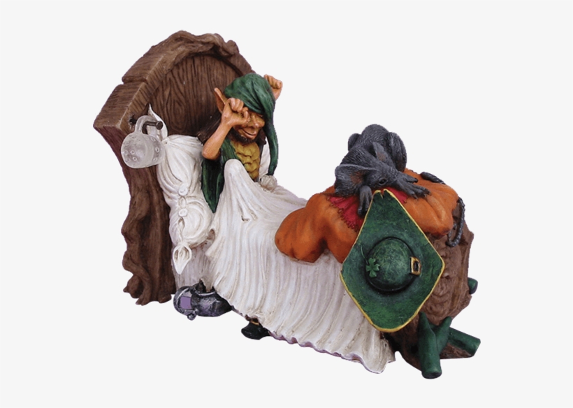 What A Night Sleepy Leprechaun - Figurine, transparent png download
