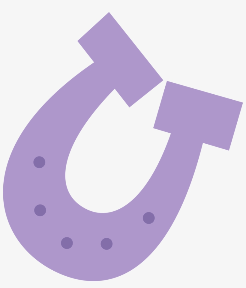 Horseshoe Cutie Mark By Scarletlightning - Mlp Horseshoe Cutie Mark, transparent png download
