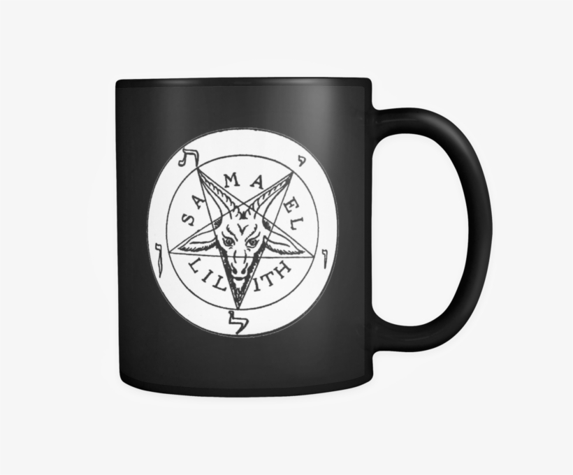 Sigil Of Samael Mug - Baphomet Baphomet Tile Coaster, transparent png download