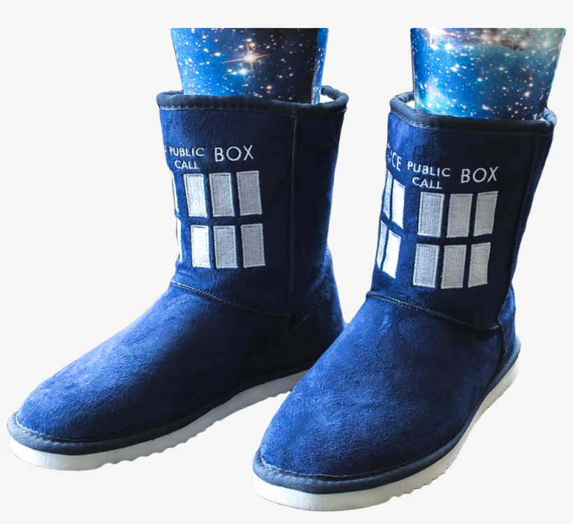 Tardis Boot Slippers - Doctor Who Slippers, transparent png download
