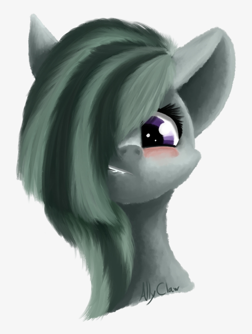 Allyclaw, Blushing, Bust, Looking At You, Marble Pie, - Illustration, transparent png download