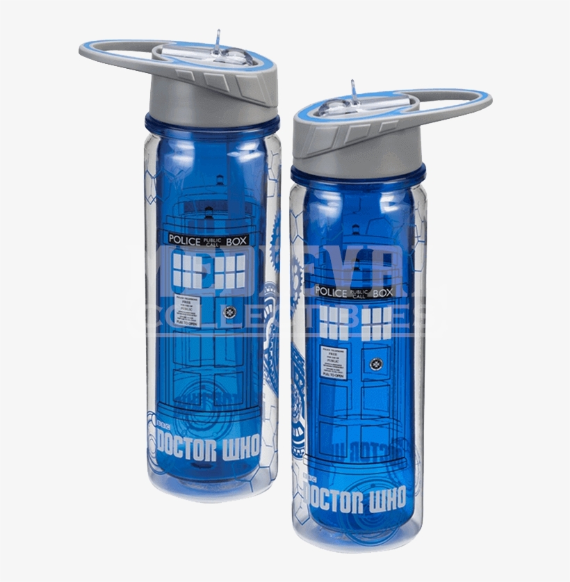 Doctor Who Tardis Tritan Water Bottle - Doctor Who Tardis Shaped Tin Tote, transparent png download