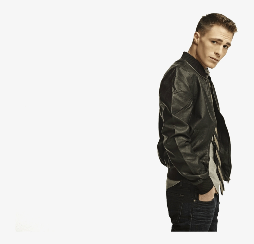 Colton Haynes Png By Maryismyname On Deviantart - Colton Haynes Leather Jacket, transparent png download
