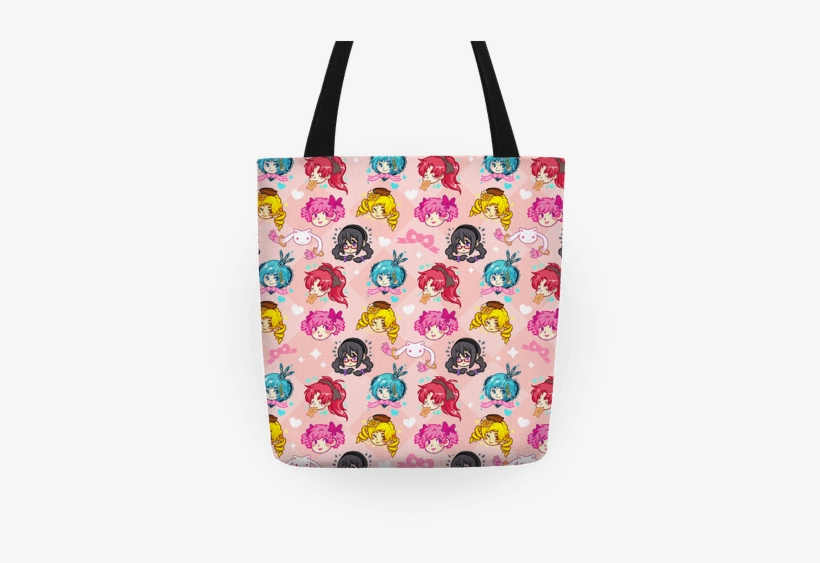 Puella Magi Madoka Pattern Tote - Puella Magi Madoka Pattern Tote Bag: Funny Tote Bag, transparent png download