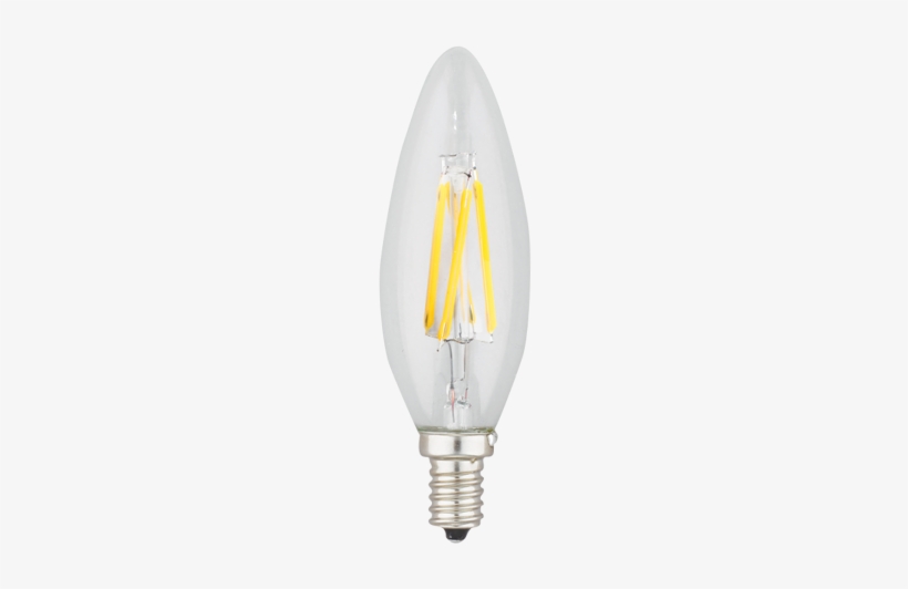 4w Candle Torpedo - Flip Electrical Kodak 41143-ul Amber Dimmable Led Candle, transparent png download