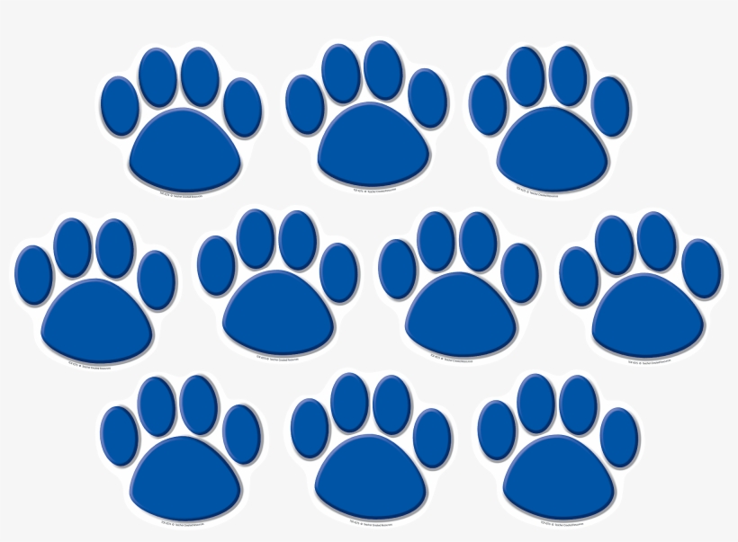 Blue Paw Prints, transparent png download
