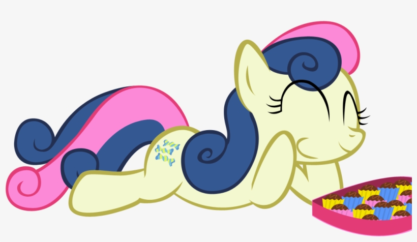Jaelachan, Bon Bon, Chocolate, Eating, Happy, Safe, - Bon Bon My Little Pony Fim, transparent png download