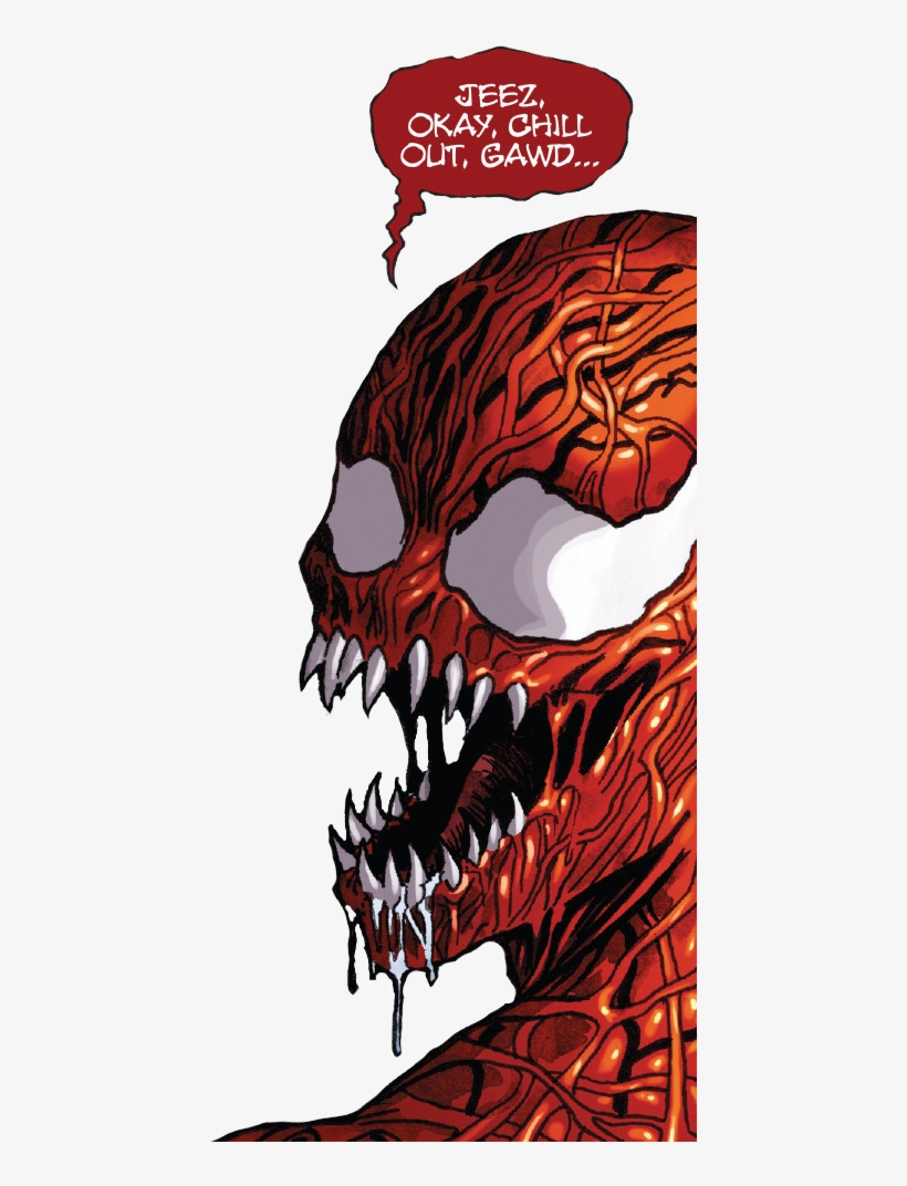 Jeez, Okay, Chill Out, Eawd Spider-man Fictional Character - Carnage Meme, transparent png download