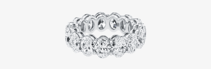 Rock Band Ring, Oval-shaped Diamonds - Harry Winston Oval Band, transparent png download