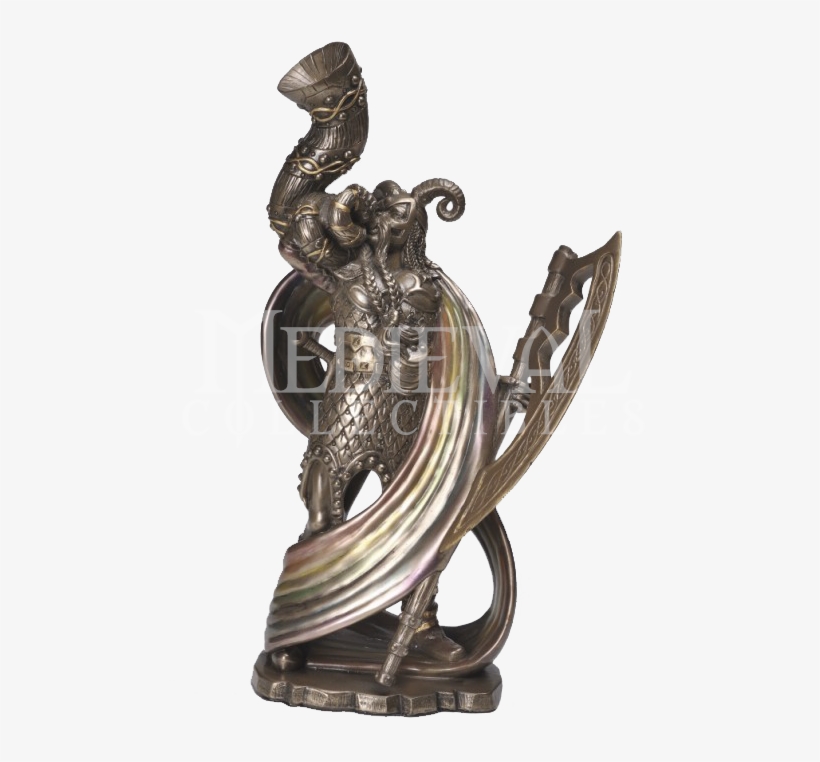 Heimdall Statue - Heimdall, Norse God Bronze Resin Statue, transparent png download