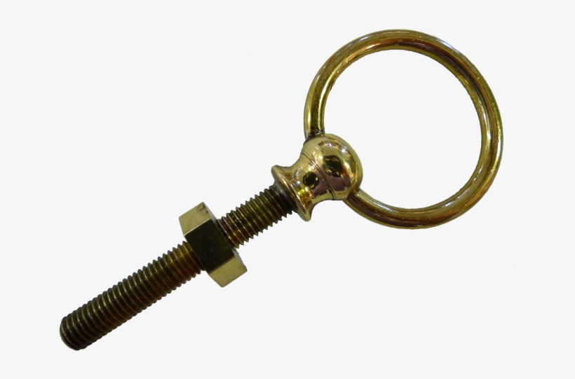 Brass Ring Bolts 55mm - Brass Ring, transparent png download