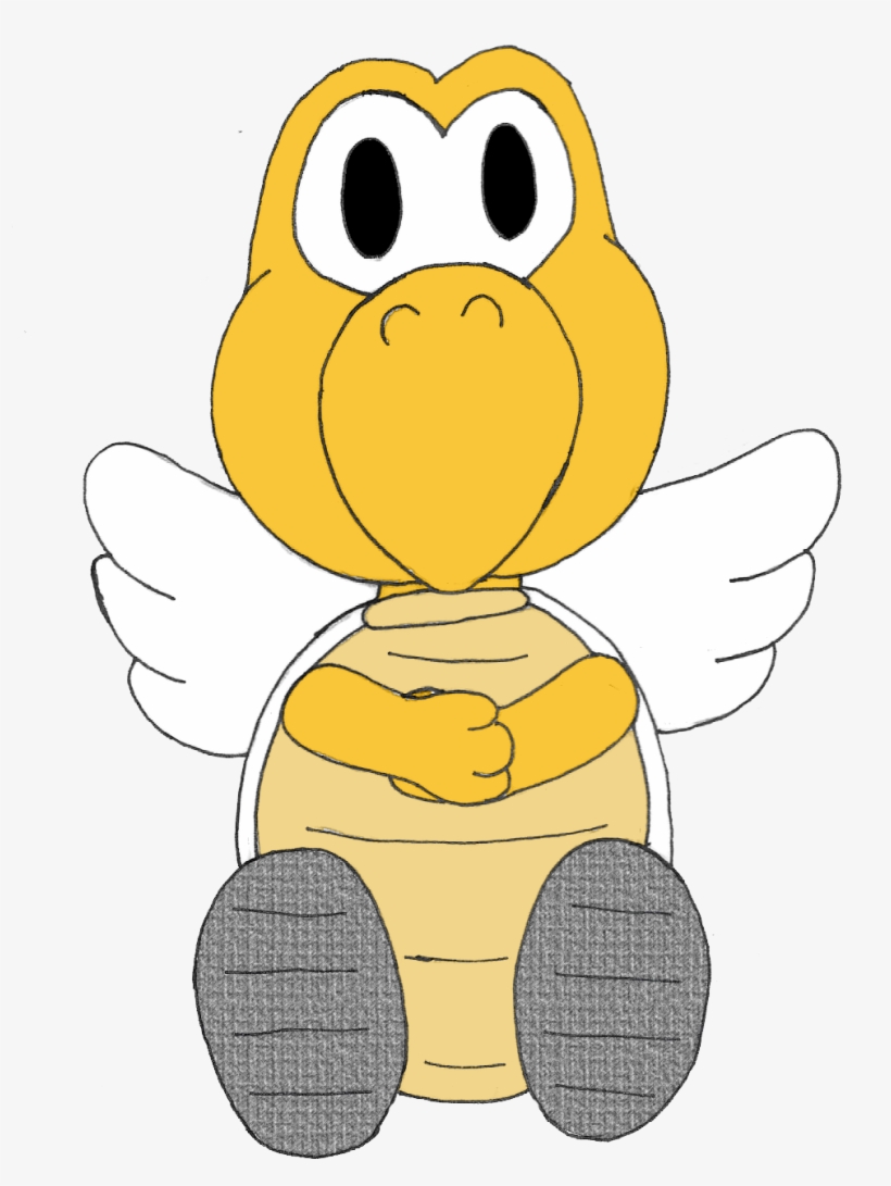 Li'l Para Troopa - Cartoon, transparent png download