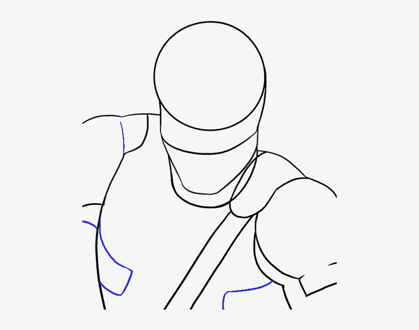 How To Draw Deadpool - Line Art, transparent png download