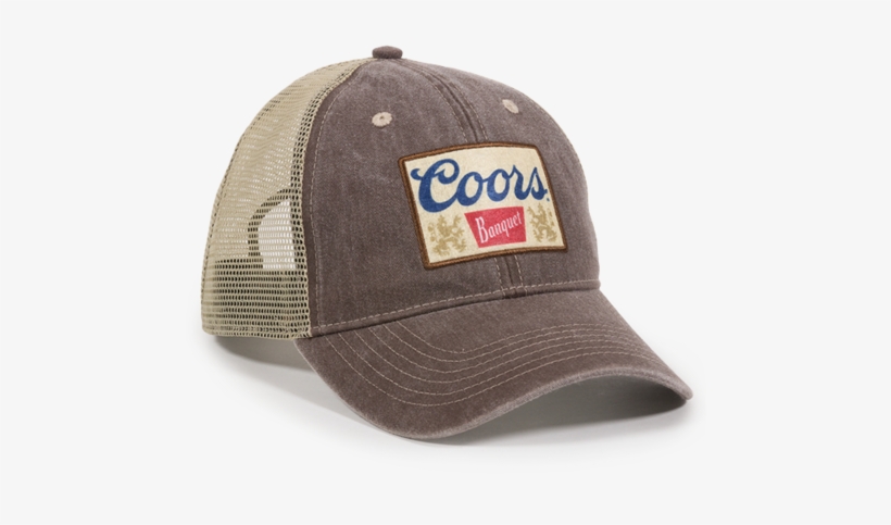 Coors Brown/khaki Snapback Hat - Coors Baseball Caps, transparent png download