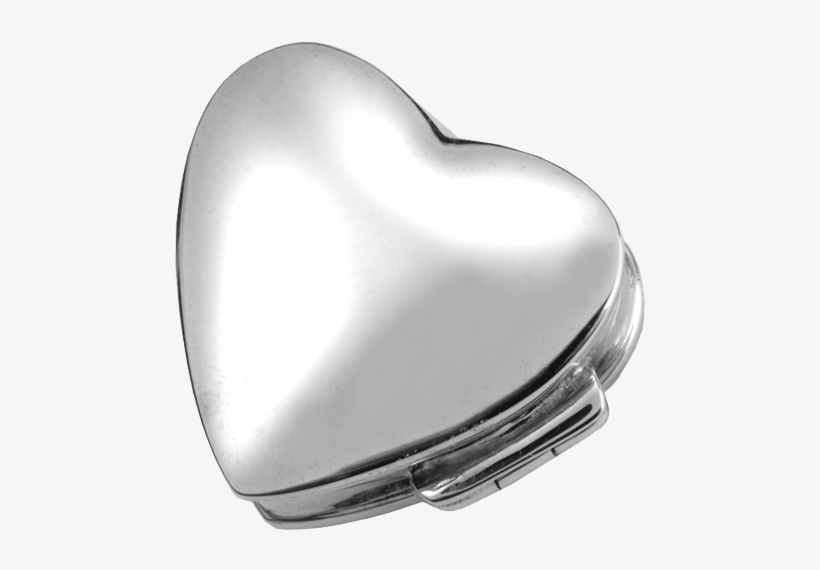 Small Silver Heart Keepsake Urn - Jewellery, transparent png download
