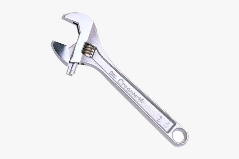 Crescent 6" Chrome Finish Adjustable Wrench - Cooper Hand Tools Crescent Ac16c Adjustable Wrench, transparent png download