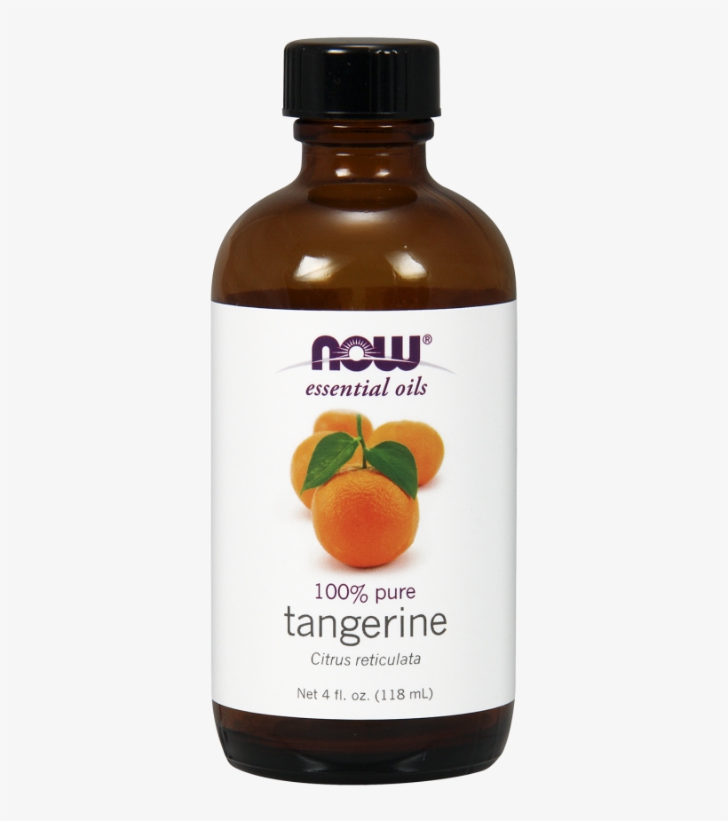 Now Tangerine Oil, 4 Oz - Now Foods - 100 Pure Essential Oil Tangerine - 4 Oz., transparent png download
